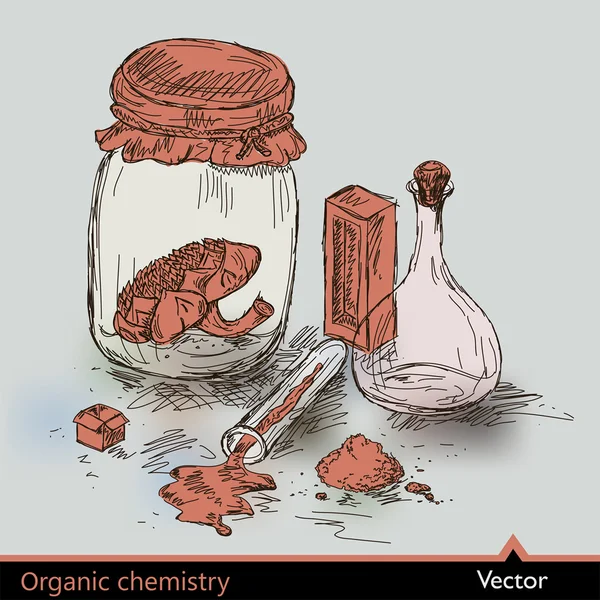 Química orgánica — Archivo Imágenes Vectoriales