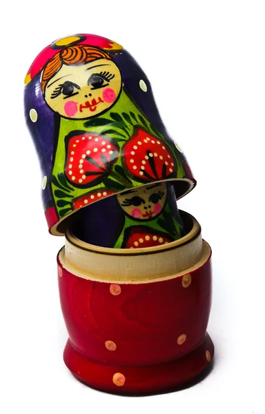 One Russian nesting doll — Stock Photo, Image