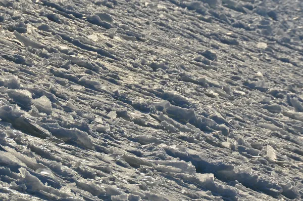 Замерзшая вода - текстура ледяного океана — стоковое фото
