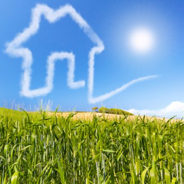 Concept for real estate business and family home safety