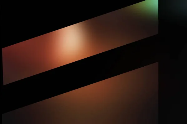 Groen Geel Roze Lila Blauw Geometrische Schaduw Licht Lek Kleurrijk — Stockfoto
