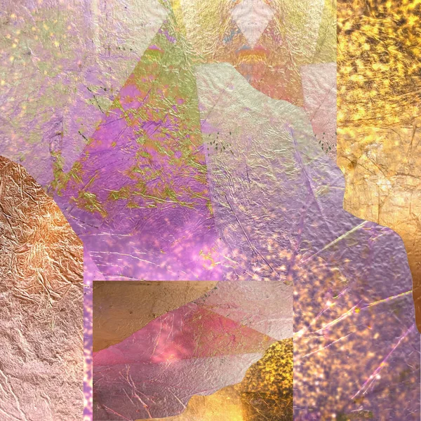 Бронза Винтажное Золото Бронза Патина Пастель Красочная Кожа Бумага Ткань — стоковое фото