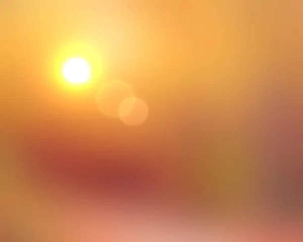 Πορτοκαλί Ηλιοβασίλεμα Και Ήλιος Φως Συννεφιά Ουρανό Χρυσό Τοπίο Φύση — Φωτογραφία Αρχείου
