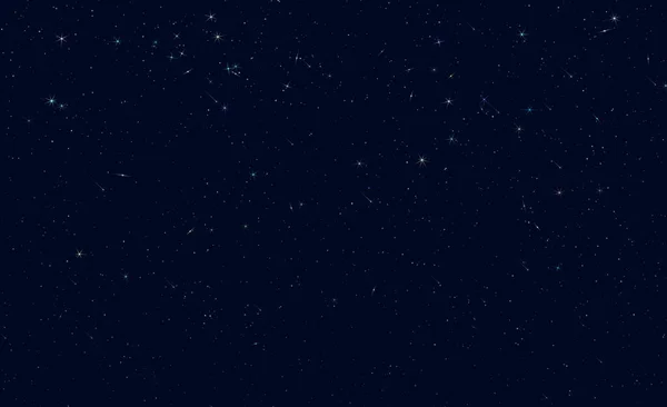 Natt Stjärnklar Himmel Djup Ljus Stjärnstoft Ljus Fackla Färgglada Mall — Stockfoto
