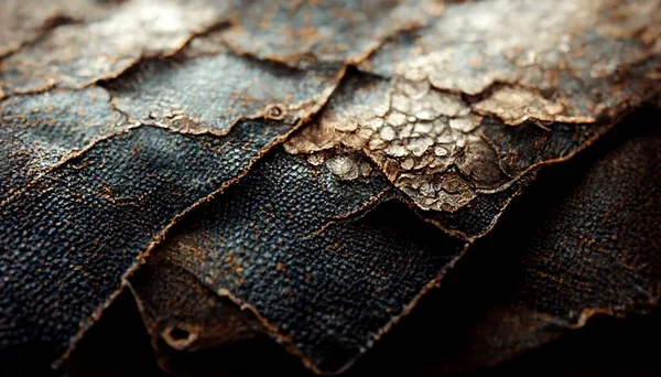 Gold Old Vintage Patina Antique Fabrik Leather Paper Texture Illustration — Stock Photo, Image