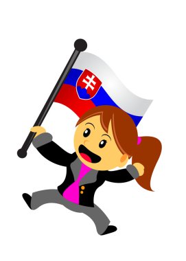 işkadını bayrak ile