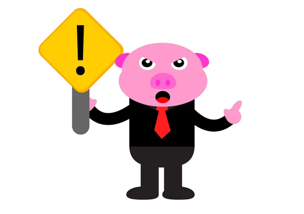 Sparschwein in der Wirtschaft — Stockvektor