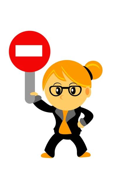 Chibi kadın karikatür karakter
