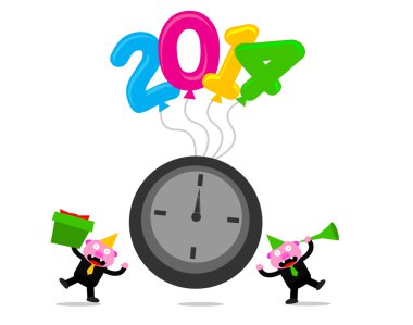 çizgi film karakteri ile yeni yıl 2014 Temalar