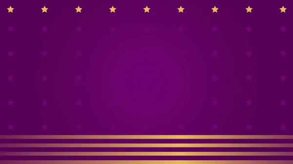 День Матери Золотой Звезды Фон Фиолетовом Золотом Подходит Использования Сша — стоковый вектор