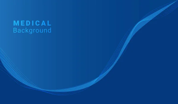 Inscription Medical Background Blue Abstract Background Vector Illustration — Stockvektor