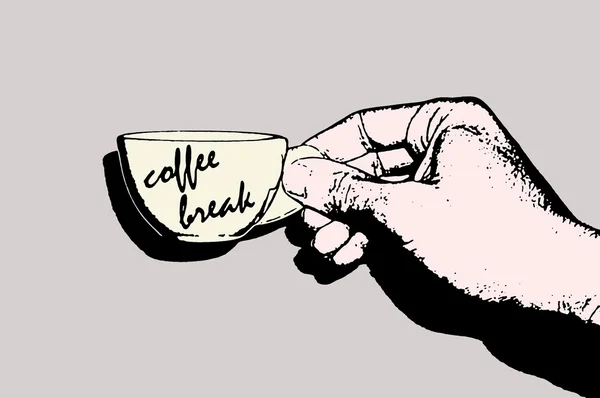 Coffee break colorido — Fotografia de Stock