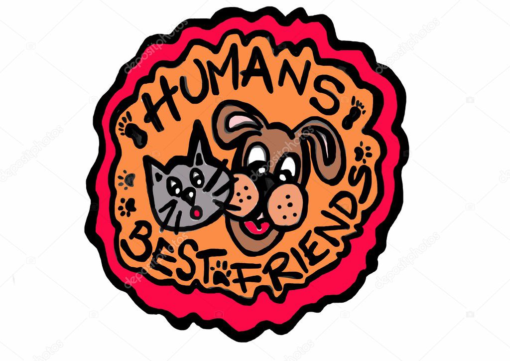 Logo of pets in specific dog and cat