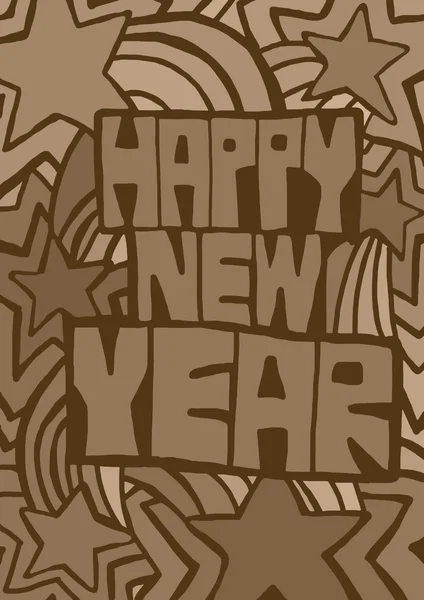 Happy New Year vintage — Stock Photo, Image