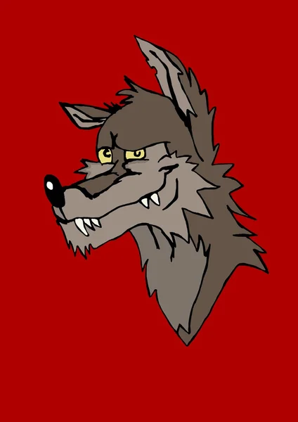 Lobo icono — Foto de Stock