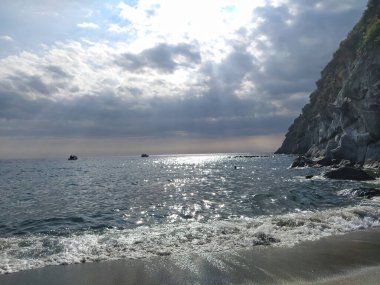 Ischia Adası, Napoli 'deki Aziz Francesco plajı.