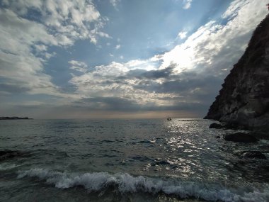 Ischia Adası, Napoli 'deki Aziz Francesco plajı.