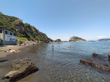 Cartaromana Sahili, Ischia Adası, Napoli 