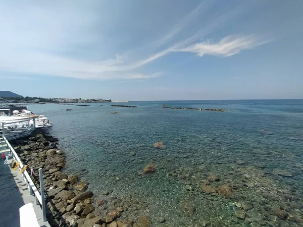 Plaża Saint Francesco Wyspie Ischia Kampania — Zdjęcie stockowe