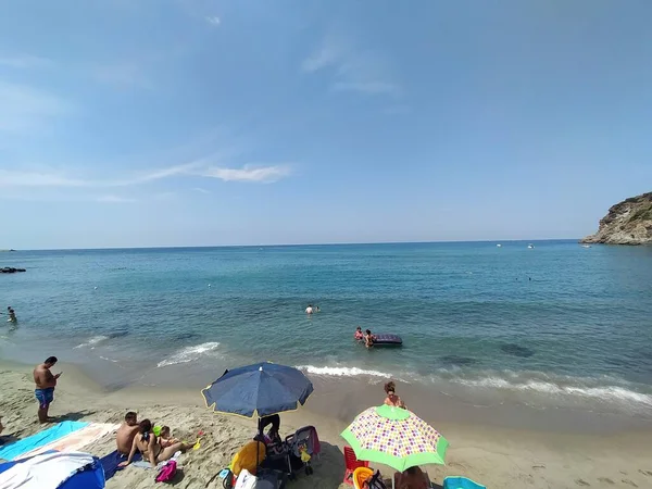 Praia Saint Francesco Ischia Island Itália — Fotografia de Stock