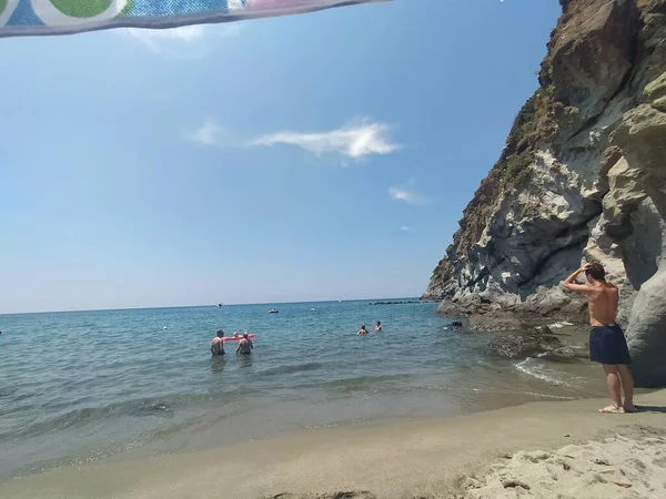 Spiaggia San Francesco Isola Ischia Italia — Foto Stock