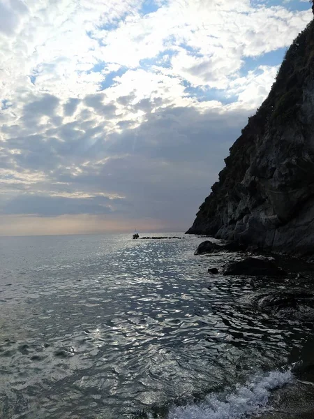 Playa Saint Francesco Ischia Island Nápoles —  Fotos de Stock