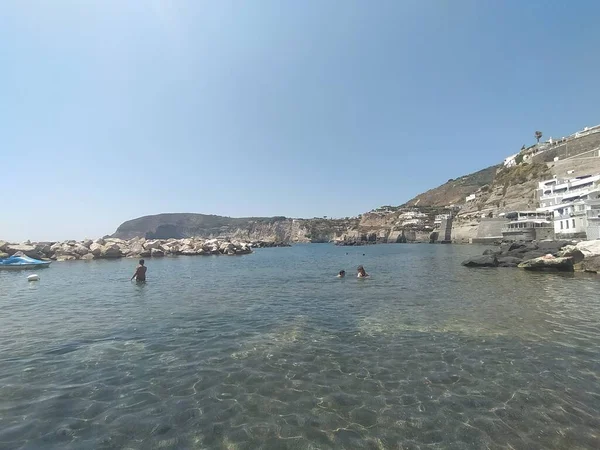 Ischia Adası Napoli Deki Saint Angelo Plajı — Stok fotoğraf