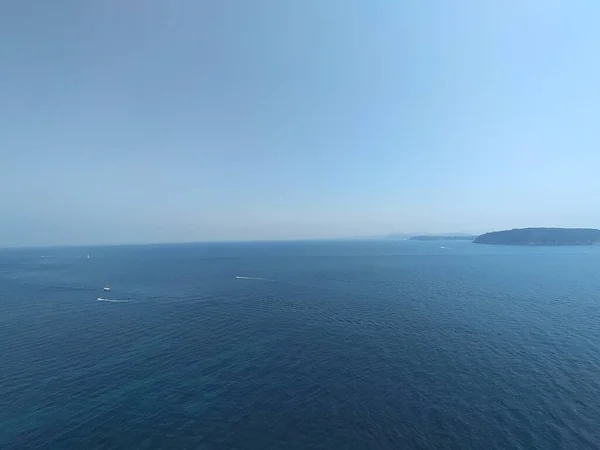 Γαλάζια Θάλασσα Στο Νησί Ischia Νάπολη — Φωτογραφία Αρχείου