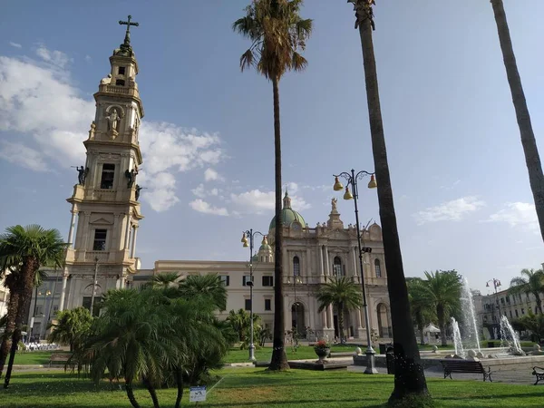 Santuario Pompei Napoli Italia — Foto Stock