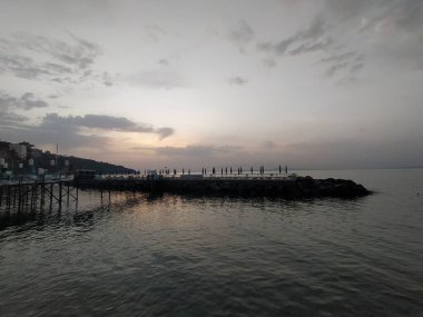 Napoli 'deki Sorrento Körfezi manzarası