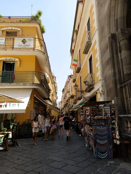 Imagem Das Ruas Sorrento Nápoles Itália — Fotografia de Stock