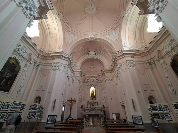 Klasszikus Templom Sorrento Városban Olaszország — Stock Fotó