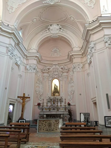 Chiesa Classica Sorrento Città Italia — Foto Stock