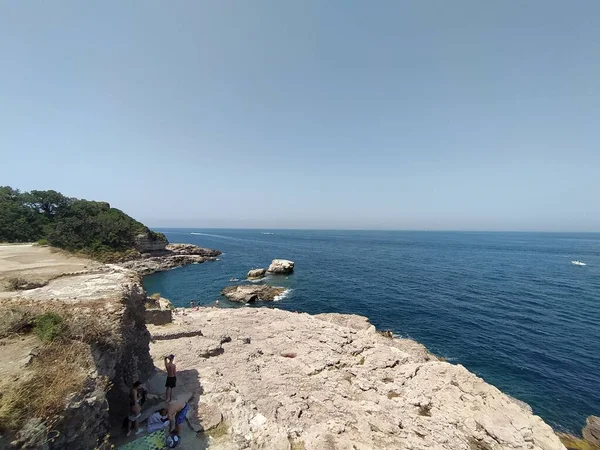 Sorrento Körfezi Talya Kraliçe Giovanna Nın Hamamları — Stok fotoğraf