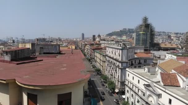 Napoli Şehrinin Gökdelenden Görünüşü — Stok video