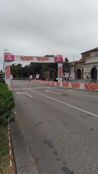 Κύκλοι Κατά Διάρκεια Ατομικής Δοκιμής Στο Giro Italia 2022 Στη — Αρχείο Βίντεο