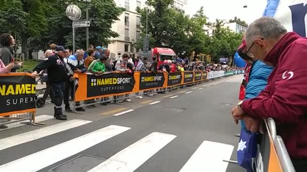 Κύκλοι Κατά Διάρκεια Ατομικής Δοκιμής Στο Giro Italia 2022 Στη — Αρχείο Βίντεο