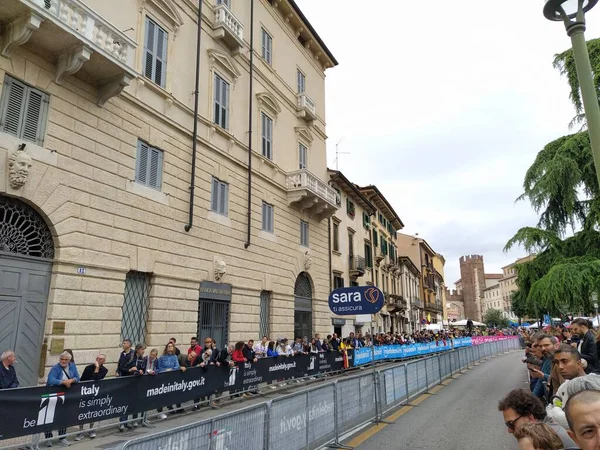 Cyclistes Lors Contre Montre Individuel Giro Italia 2022 Vérone Italie — Photo