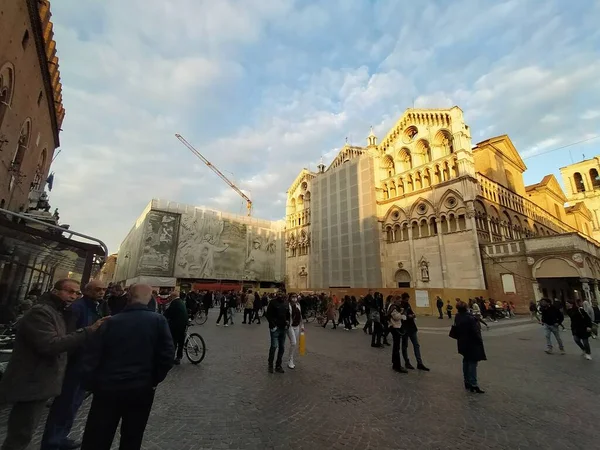 Veduta Della Città Ferrara Emilia Romagna — Foto Stock