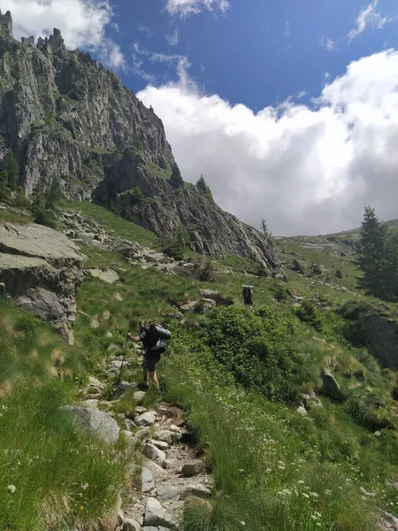 Cima Dasta Jest Najwyższym Szczytem Gór Fiemme Wschodniej Części Włoskiej — Zdjęcie stockowe