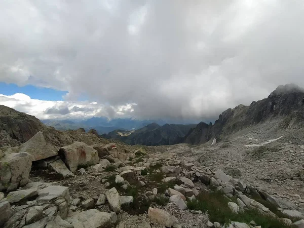 Cima Dasta Nejvyšší Horou Fiemme Mountains Východní Části Italské Provincie — Stock fotografie