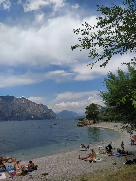 Malcesine Garda Lake Itália — Fotografia de Stock