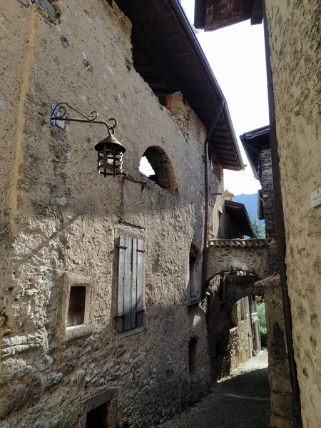 Canale Tenno Antico Borgo Del Trentino — Foto Stock