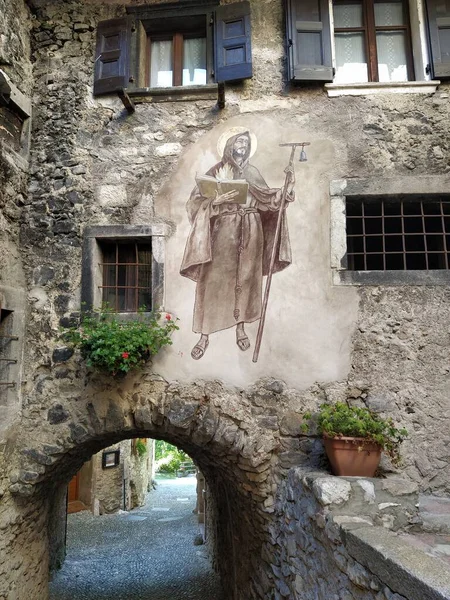 Canale Tenno Antico Borgo Del Trentino — Foto Stock