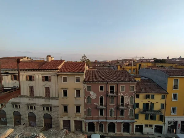 Uitzicht Het Centrum Van Verona Town Vanaf Arena Anphitheater — Stockfoto