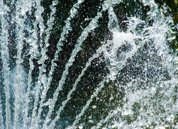 Šplouchání Vody Řece Hra Světla Tmy Vodě Zemi — Stock fotografie
