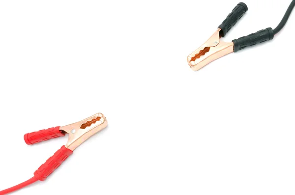 Cables de salto para arrancar un coche —  Fotos de Stock