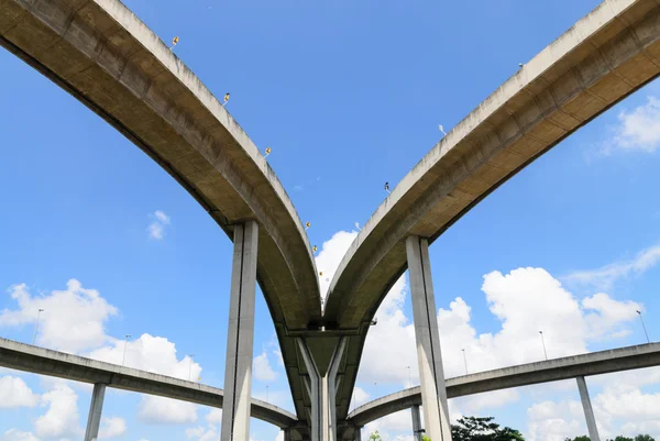 Bhumibol Bridge, The Industrial Ring Road Bridge — Stock Photo, Image