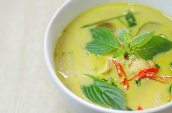 Groene kip curry — Stockfoto