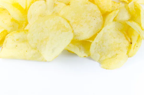 Potato chips isolated — Stock Photo, Image